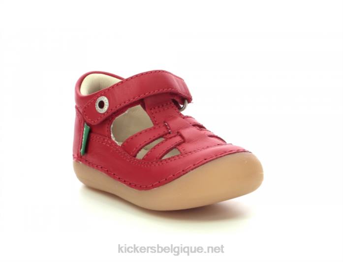 rouge moelleux enfants KickersDT22509