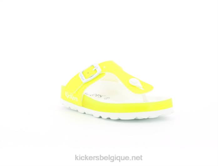 soockie jaune néon enfants KickersDT22759