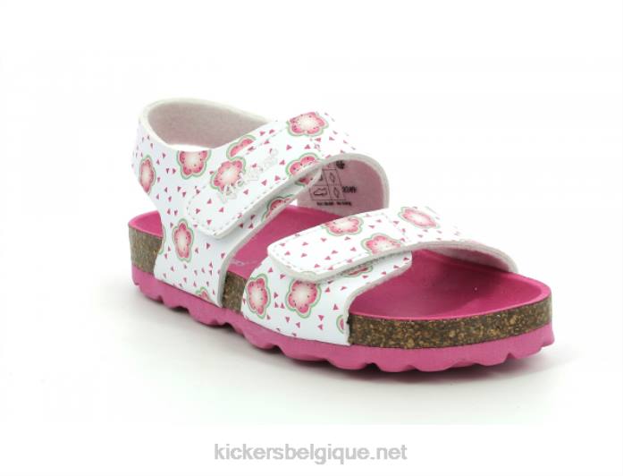 summerkro fleur blanche cassée enfants KickersDT22563