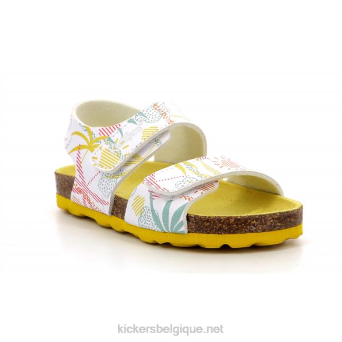 summerkro soleil blanc enfants KickersDT22556