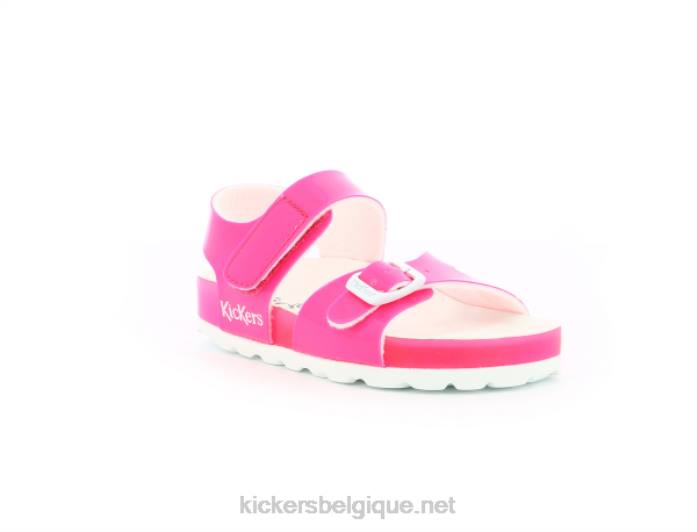 sunkro rose blanc enfants KickersDT22760