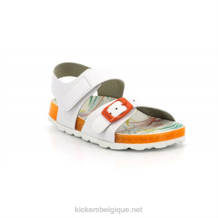 sunkro soleil blanc enfants KickersDT22655