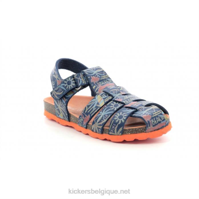 surf bleu marine enfants KickersDT22620