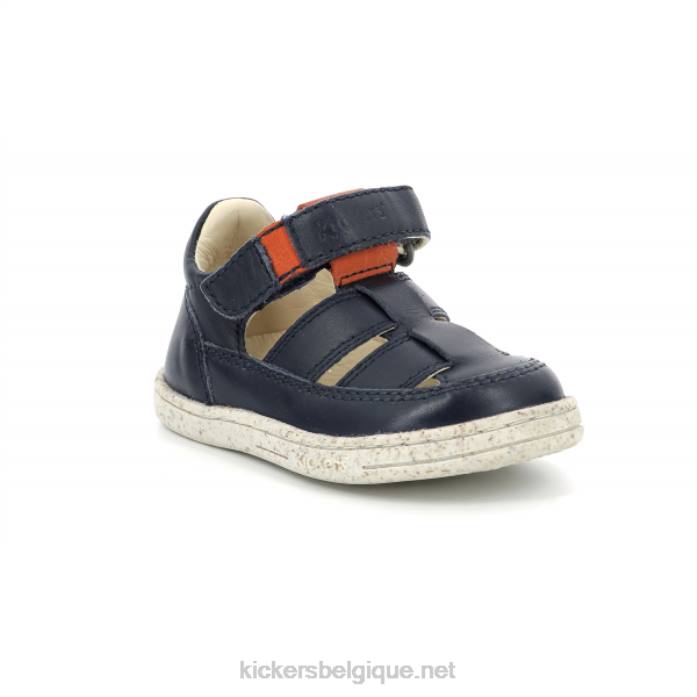 tractus marine orange enfants KickersDT22537