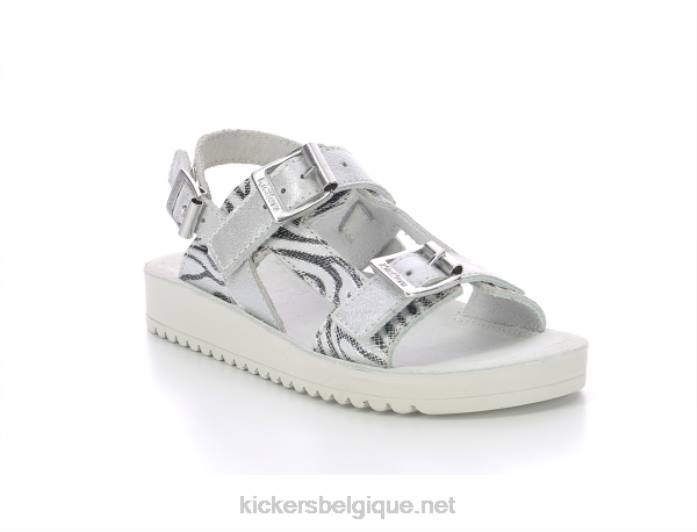 zèbre d'argent d'Odysummer enfants KickersDT22486