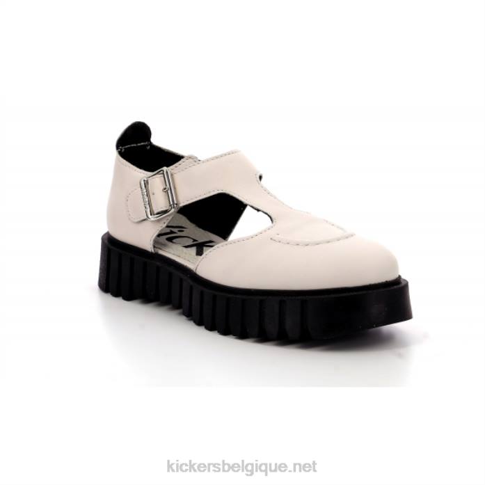 coup de pied blanc fantastique femmes KickersDT22136