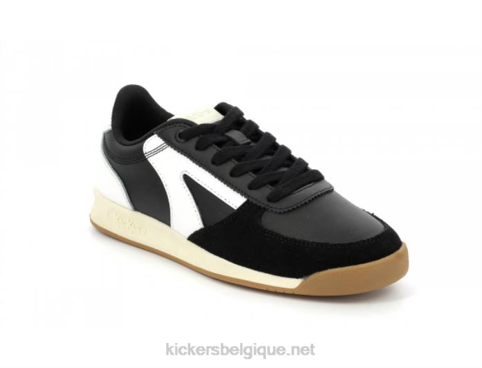 kick krack noir blanc femmes KickersDT22179