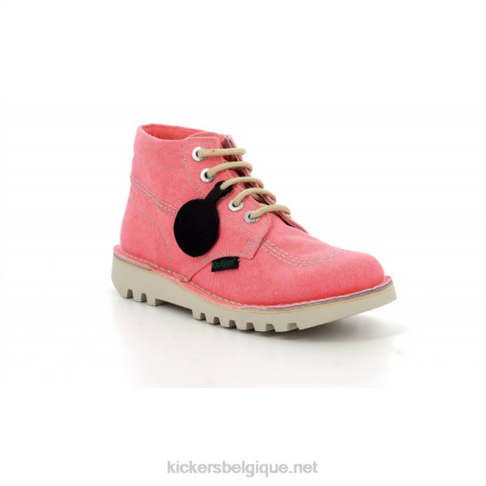 coup de pied salut rose clair femmes KickersDT22192