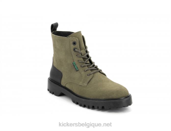 kick decklock olive vert foncé femmes KickersDT22218