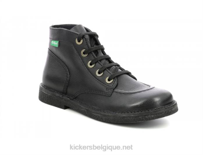 legendiknew noir semelle noire permanente femmes KickersDT22242