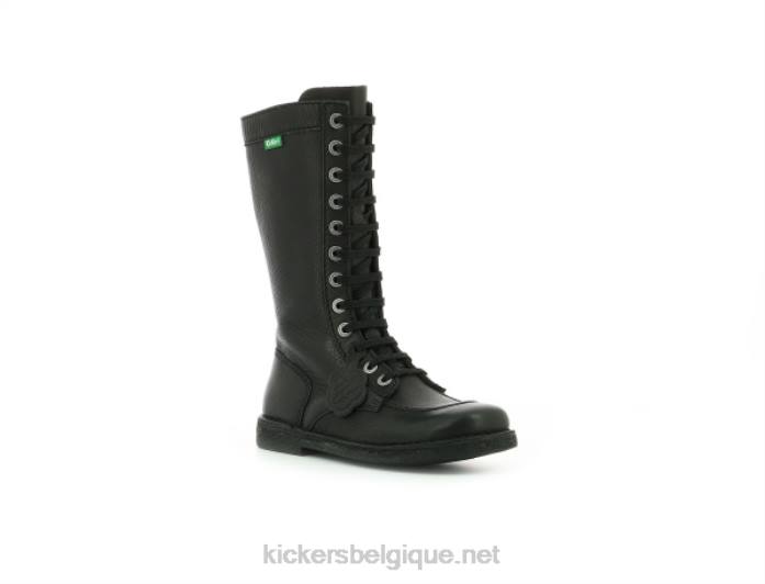 meetkiknew noir semelle noire femmes KickersDT22246