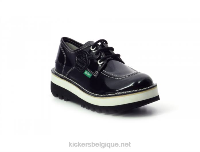 kickougirl verni noir femmes KickersDT22257