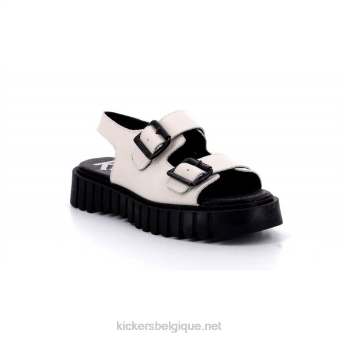 coup de pied falk blanc femmes KickersDT2285