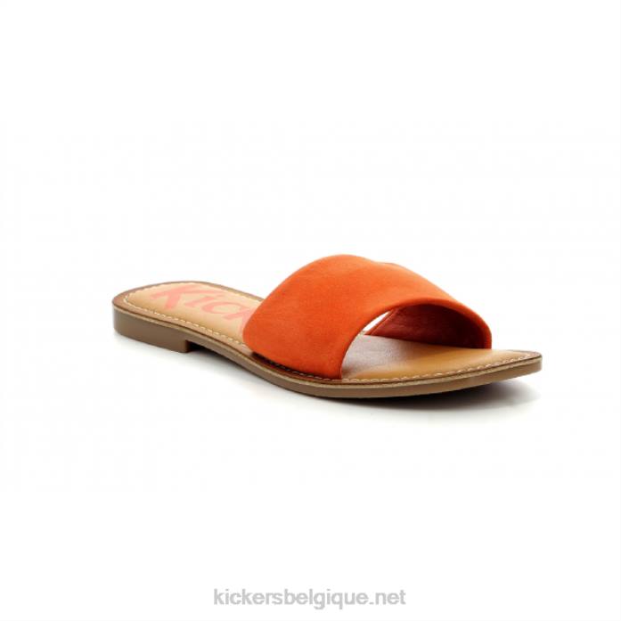 coup de pied gipsi brique orange femmes KickersDT22116