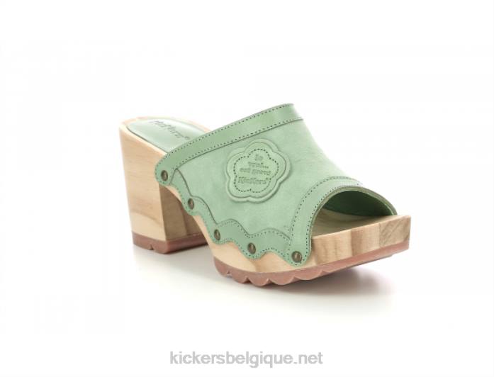 coup de pied woodstok vert menthe femmes KickersDT227