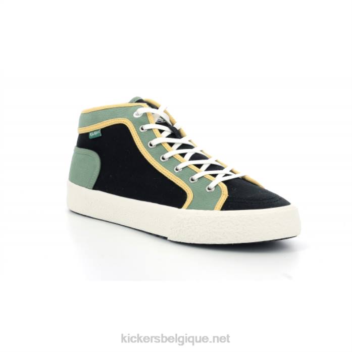 aveiler noir vert Hommes KickersDT22315