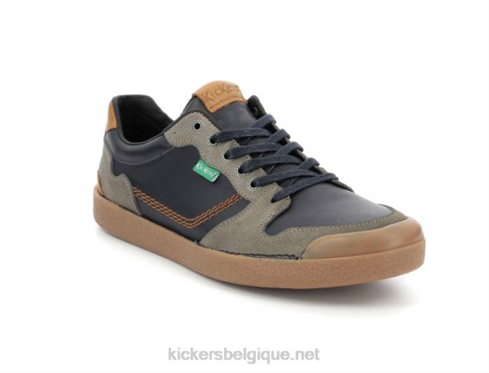 coup de pied trigolo beige marine Hommes KickersDT22319