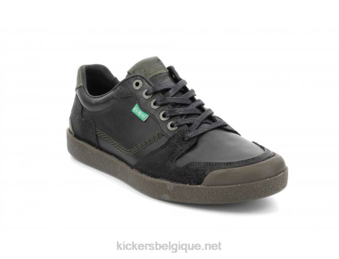 coup de pied trigolo noir kaki Hommes KickersDT22320