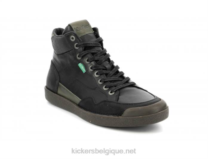 kick triparty noir khkai Hommes KickersDT22326