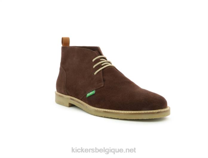 tyl brun foncé permanente Hommes KickersDT22371