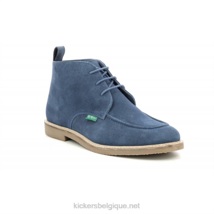 coup de pied totem bleu Hommes KickersDT22333