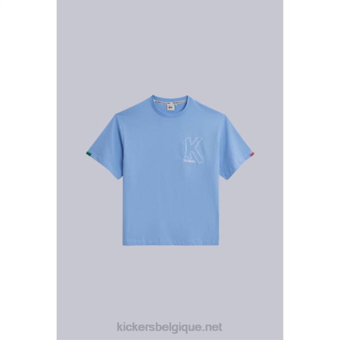 tee shirt big k bleu unisexe KickersDT221032