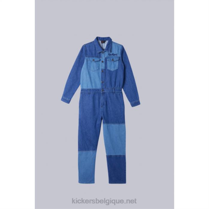 denim combi bleu unisexe KickersDT221072