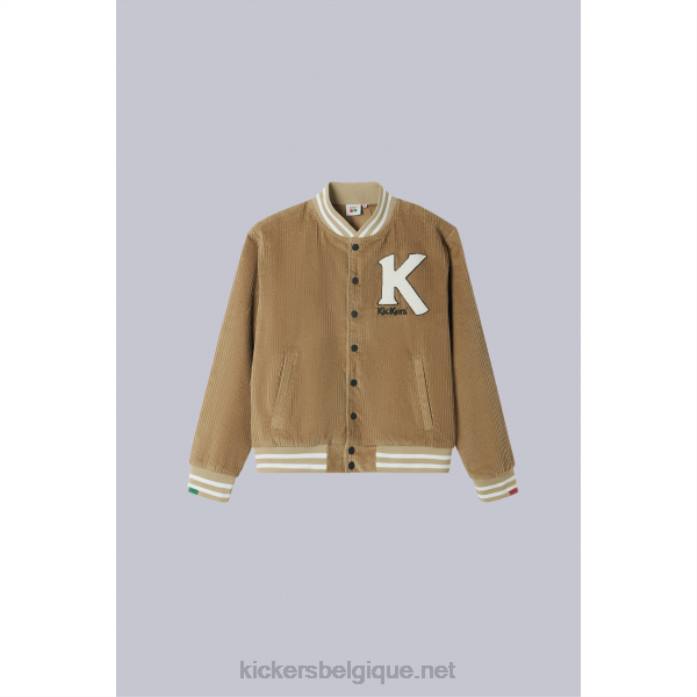 veste de baseball beige unisexe KickersDT221019